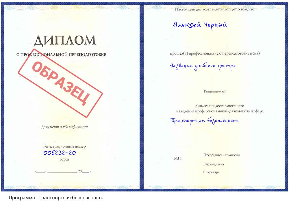 Транспортная безопасность Геленджик